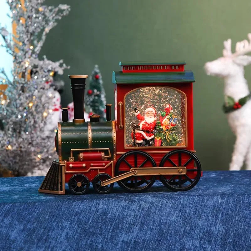 Trendbay Christmas Train LED Snow Globe Lantern