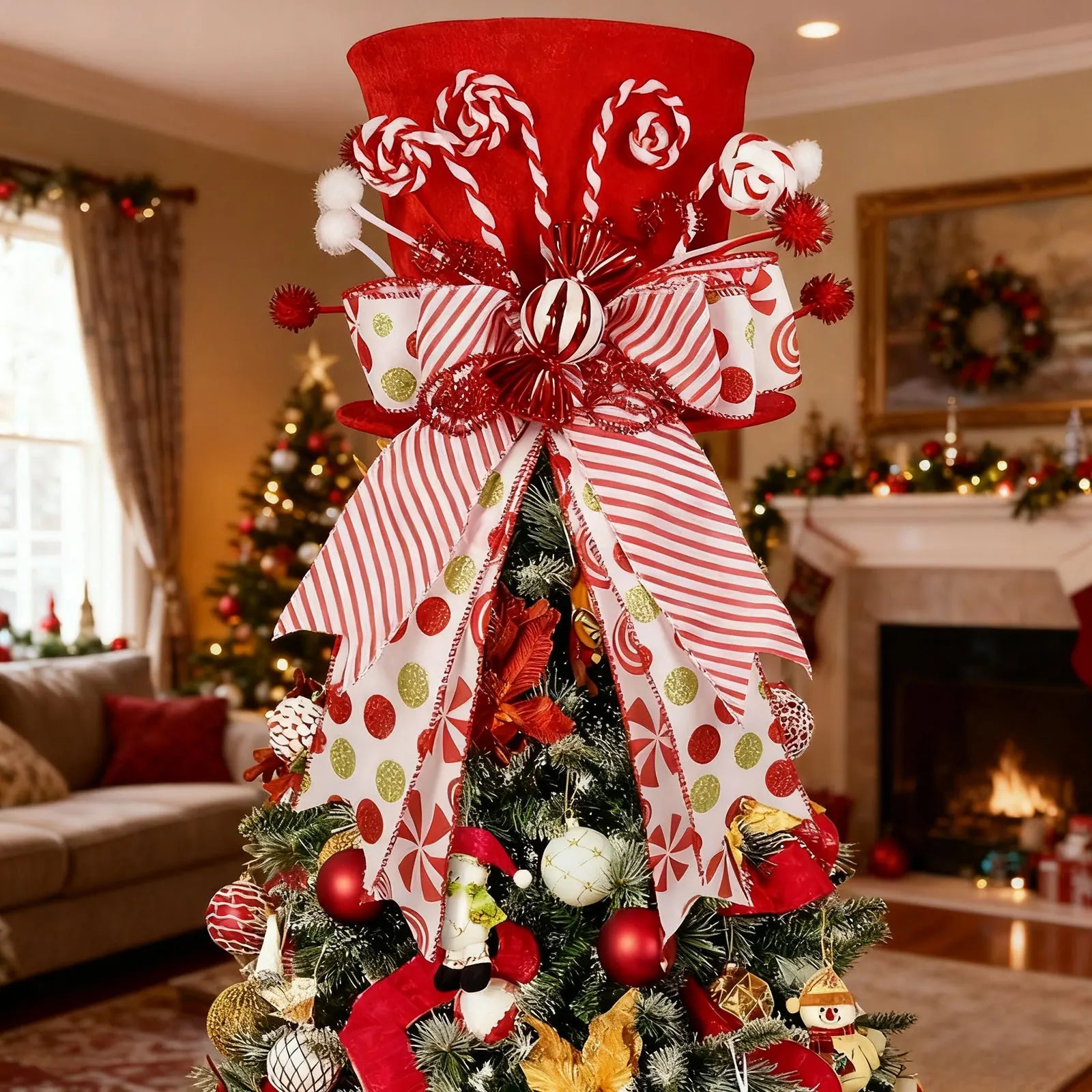 Trendbay Christmas Tree Top Hat Decoration