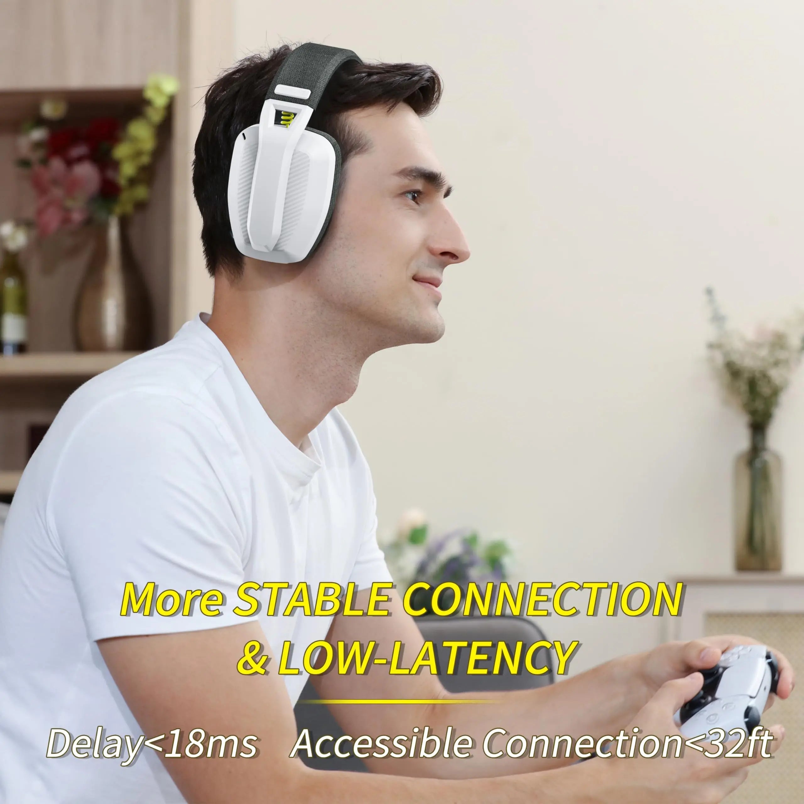 Trendbay Wireless Gaming Headset with Microphone