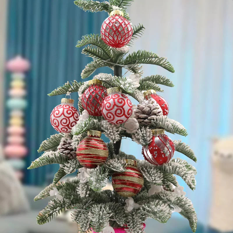Trendbay Transparent Christmas Ball Ornament Set