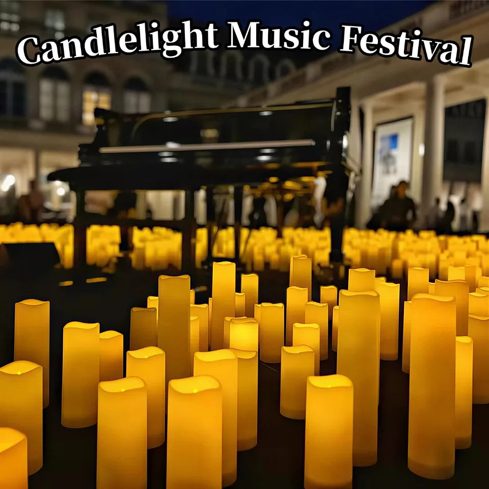 Trendbay Flameless LED Pillar Candles