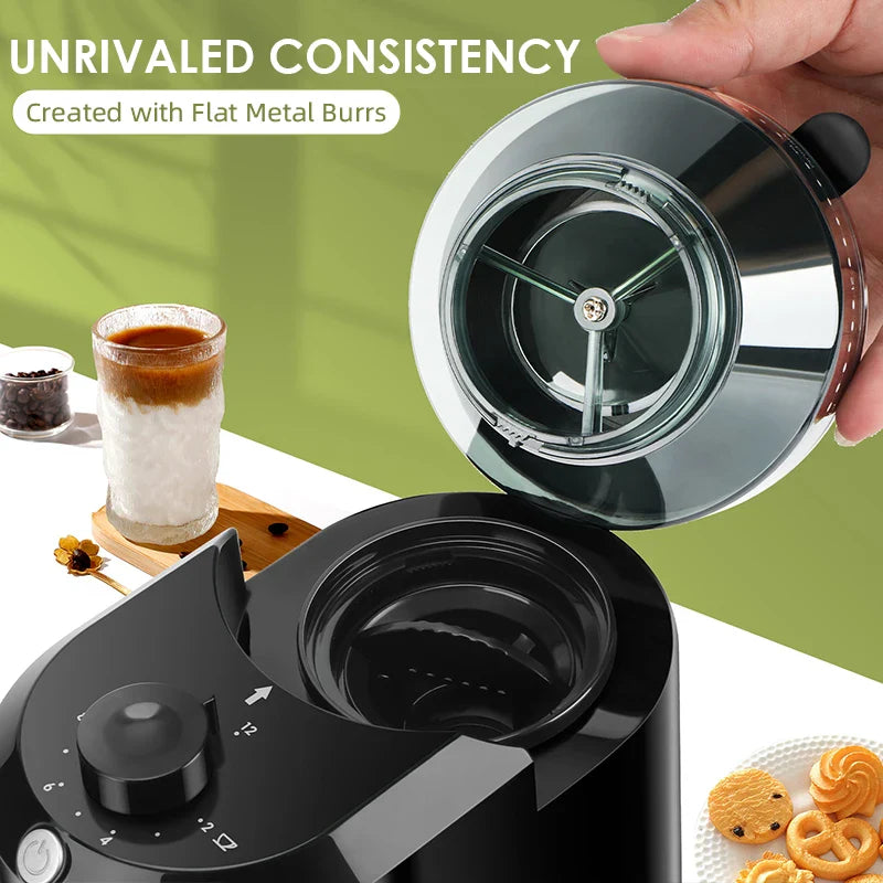 Trendbay Electric Burr Coffee Grinder with 28 Grind Settings