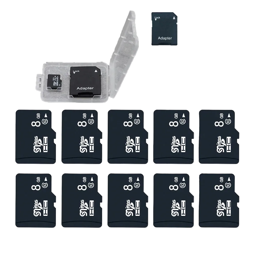 Trendbay 10PCS 8GB TF Memory Cards Class 10 for Digital Devices