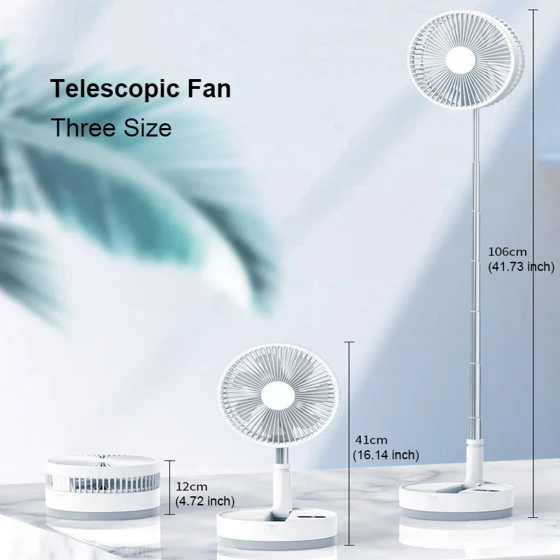 Trendbay 10800mAh Folding Portable Fan with USB Charging