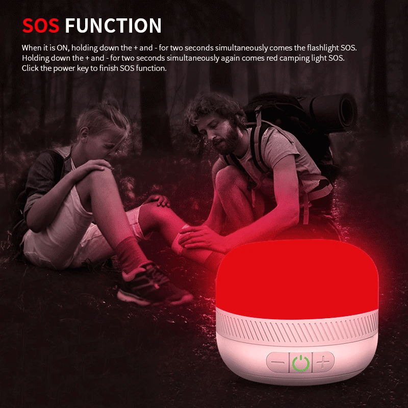 Trendbay Outdoor LED Camping Lantern 5200mAh