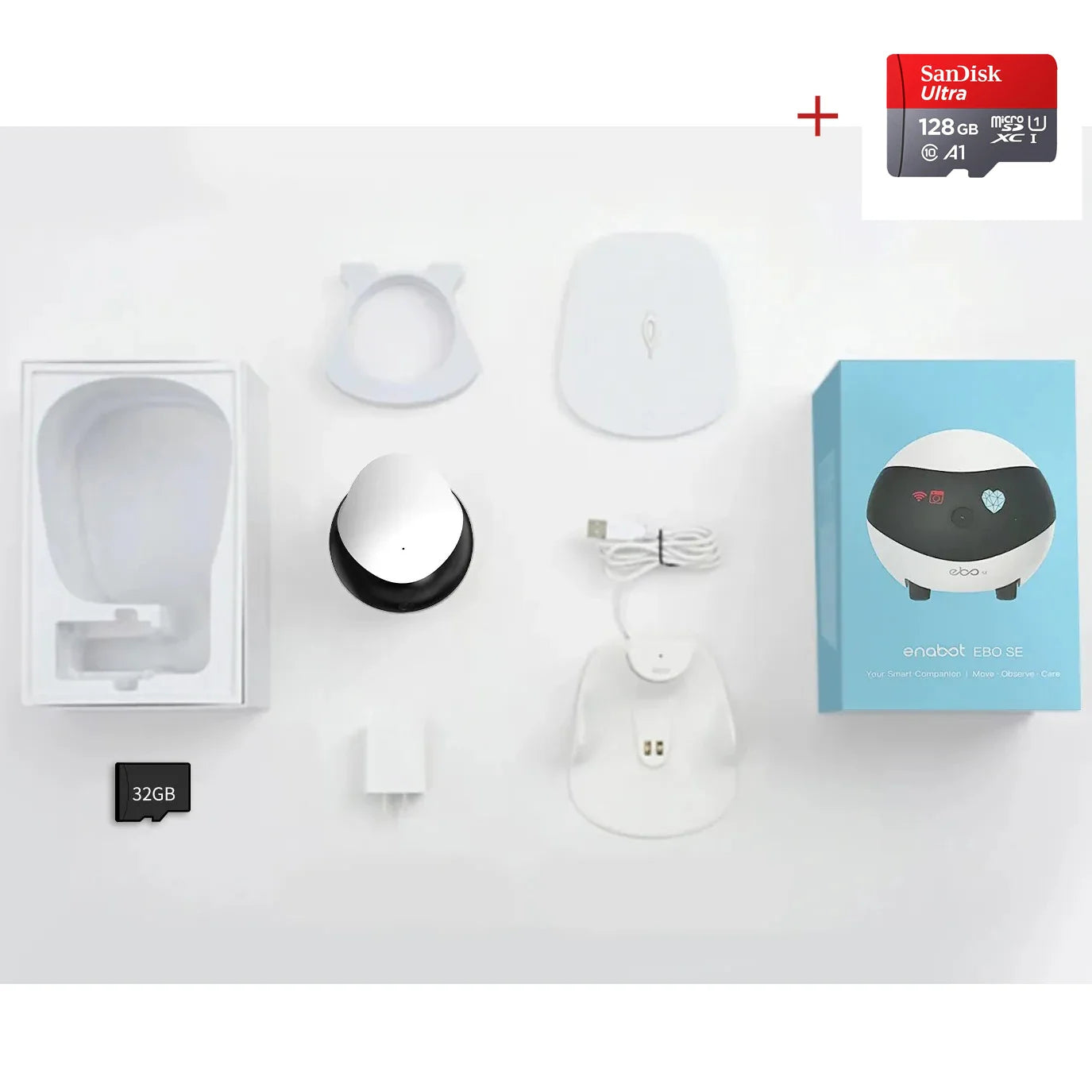 Trendbay Smart 360° Camera Robot with Night Vision (1080P WiFi)