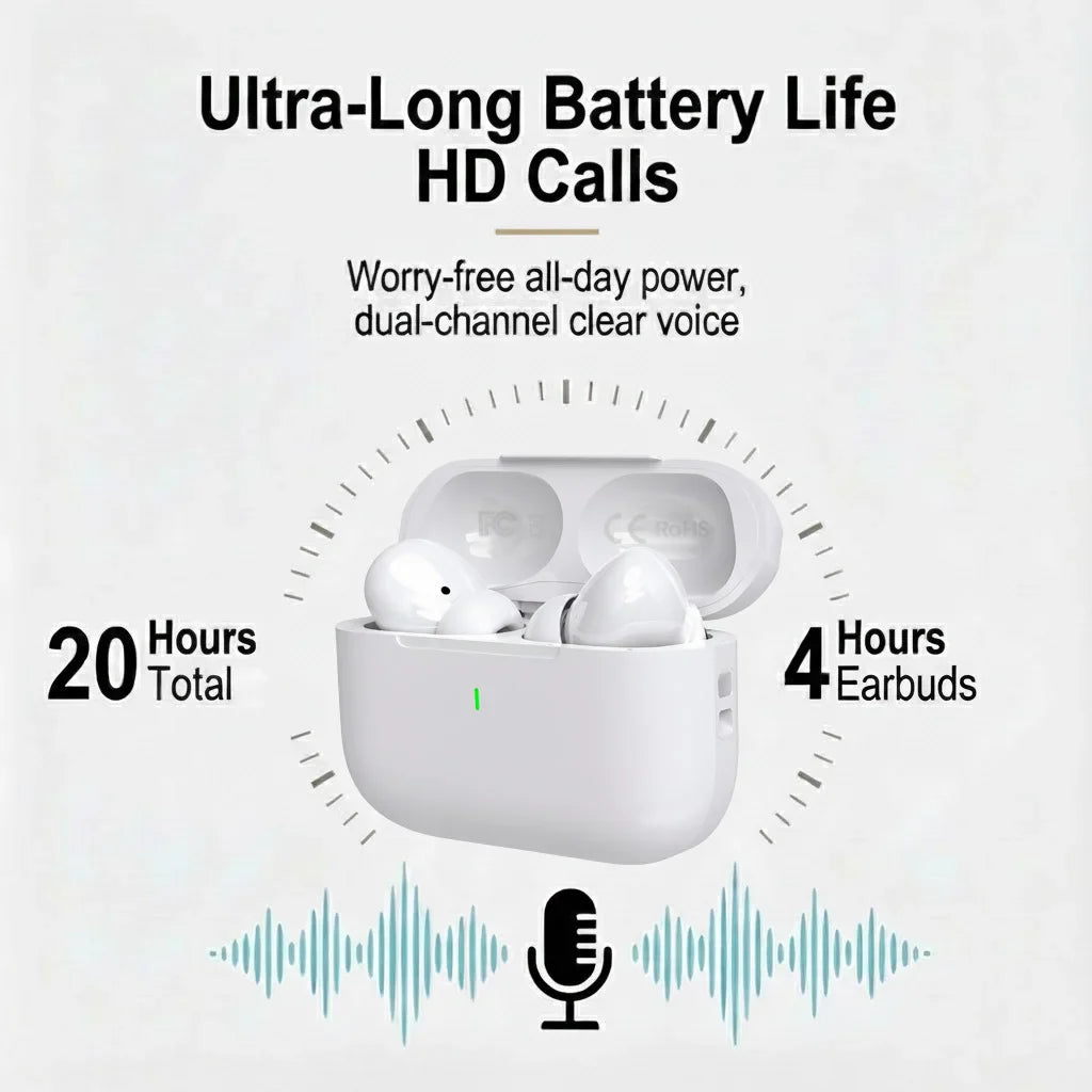 Trendbay Active Noise Cancelling Wireless Earbuds