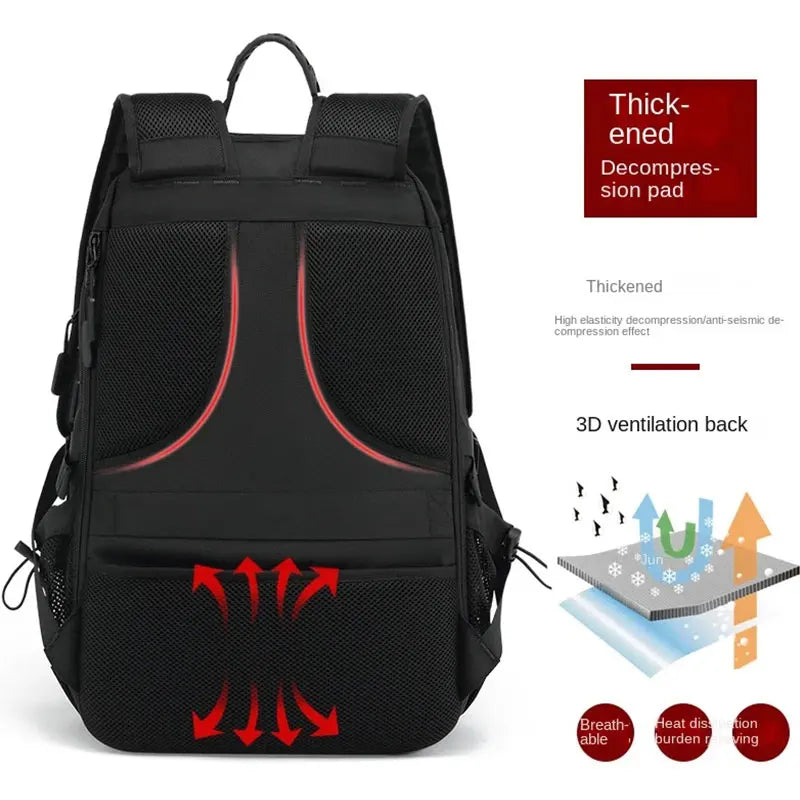 Trendbay 50L Waterproof Travel Backpack with Laptop Compartment