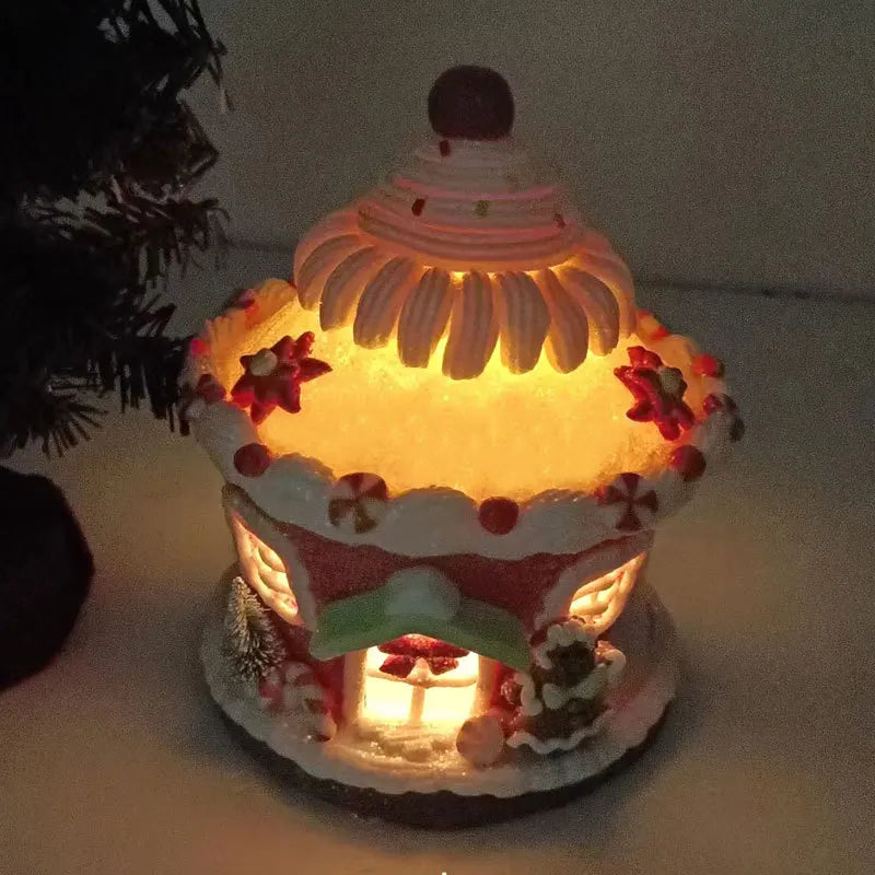 Trendbay Luminous Christmas Castle Ornament