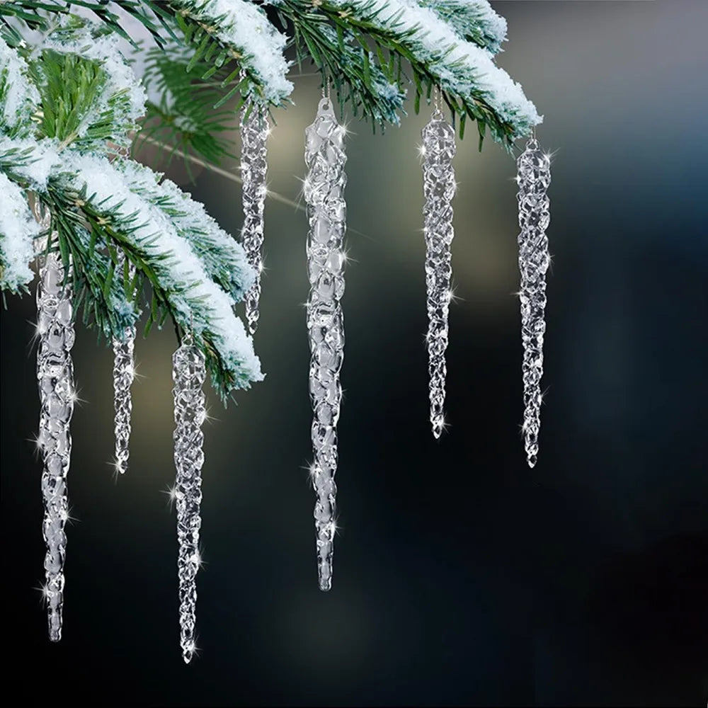 Trendbay Acrylic Christmas Icicle Ornaments 13cm Hanging Decor