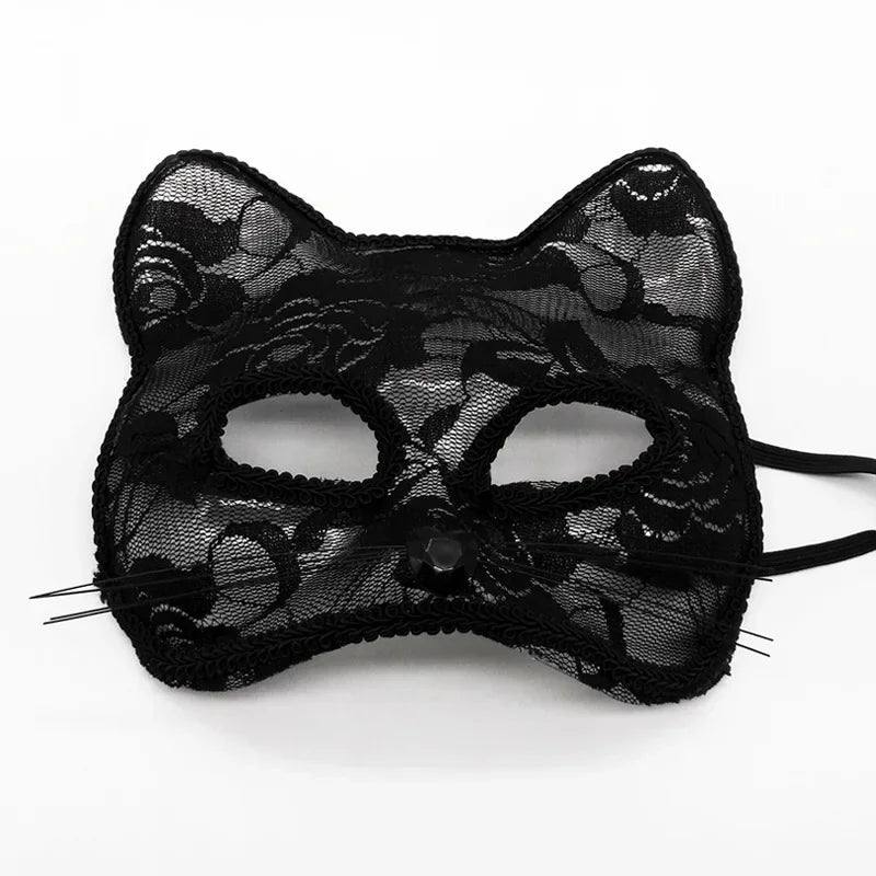 Trendbay Women’s Lace Cat & Animal Masquerade Mask