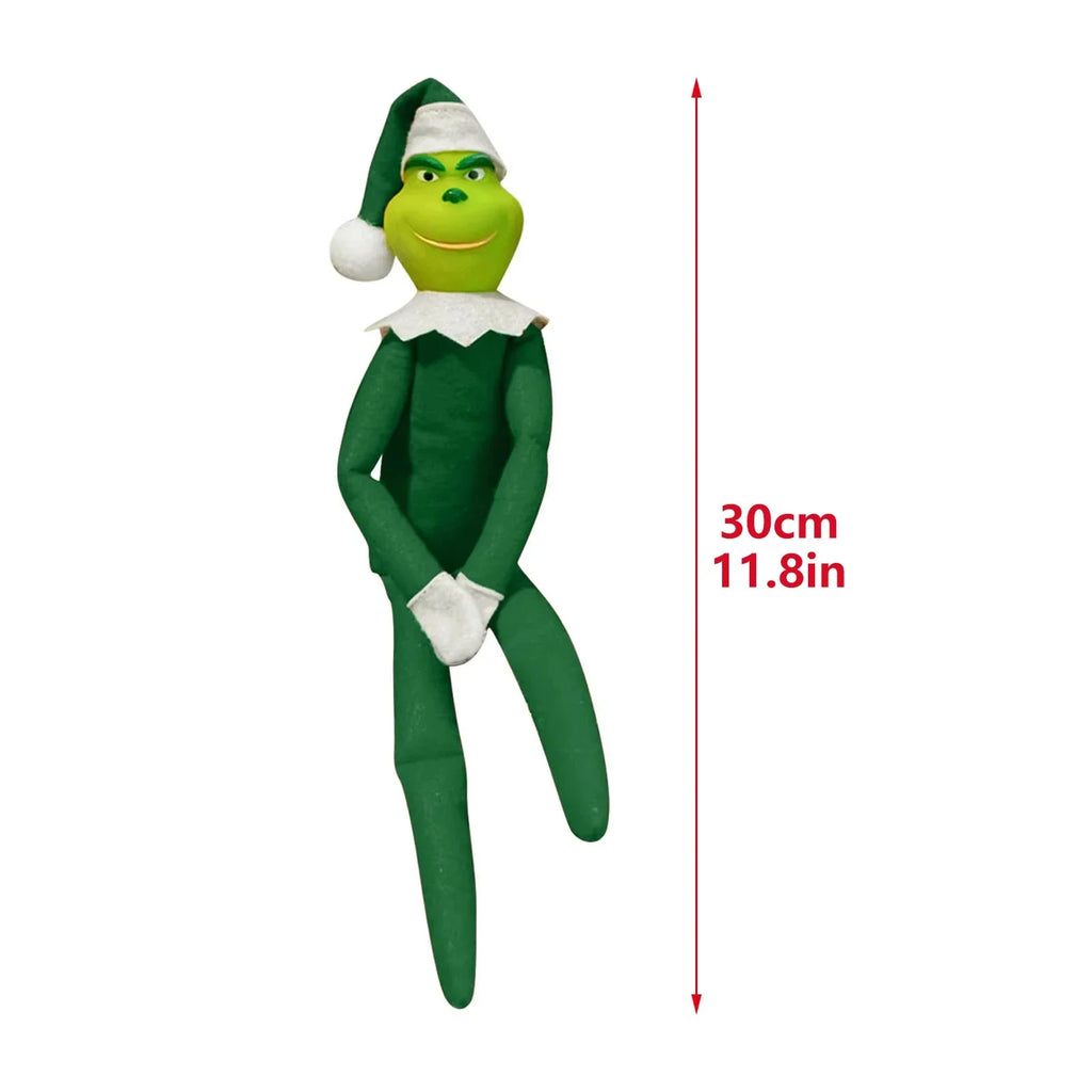 Trendbay Christmas Elf Plush Doll – Festive Shelf Sitter