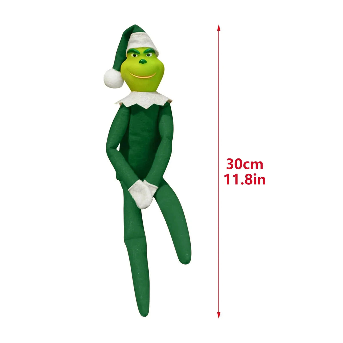 Trendbay Christmas Elf Plush Doll – Festive Shelf Sitter