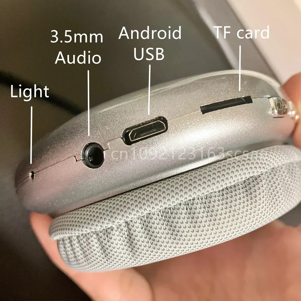 Trendbay Wireless Bluetooth Over-Ear Headphones White