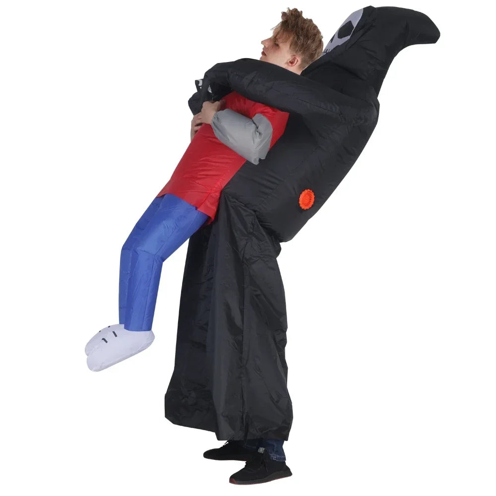 Trendbay Kids Inflatable Grim Reaper Carrying Person Costume