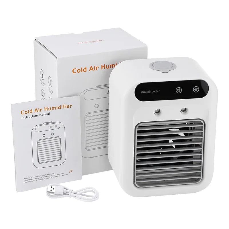 Trendbay Portable Mini Air Conditioner Fan with Humidifier