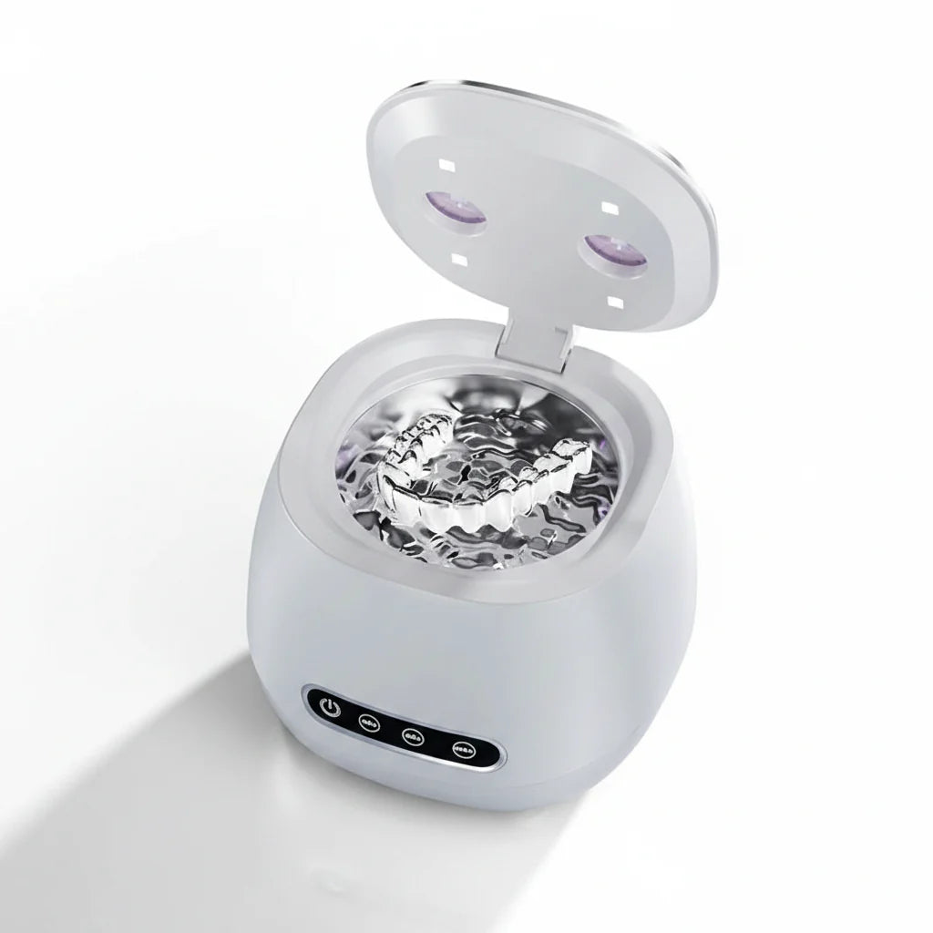 Trendbay Ultrasonic Cleaner with UV Light – Jewelry & Denture Cleaning Machine