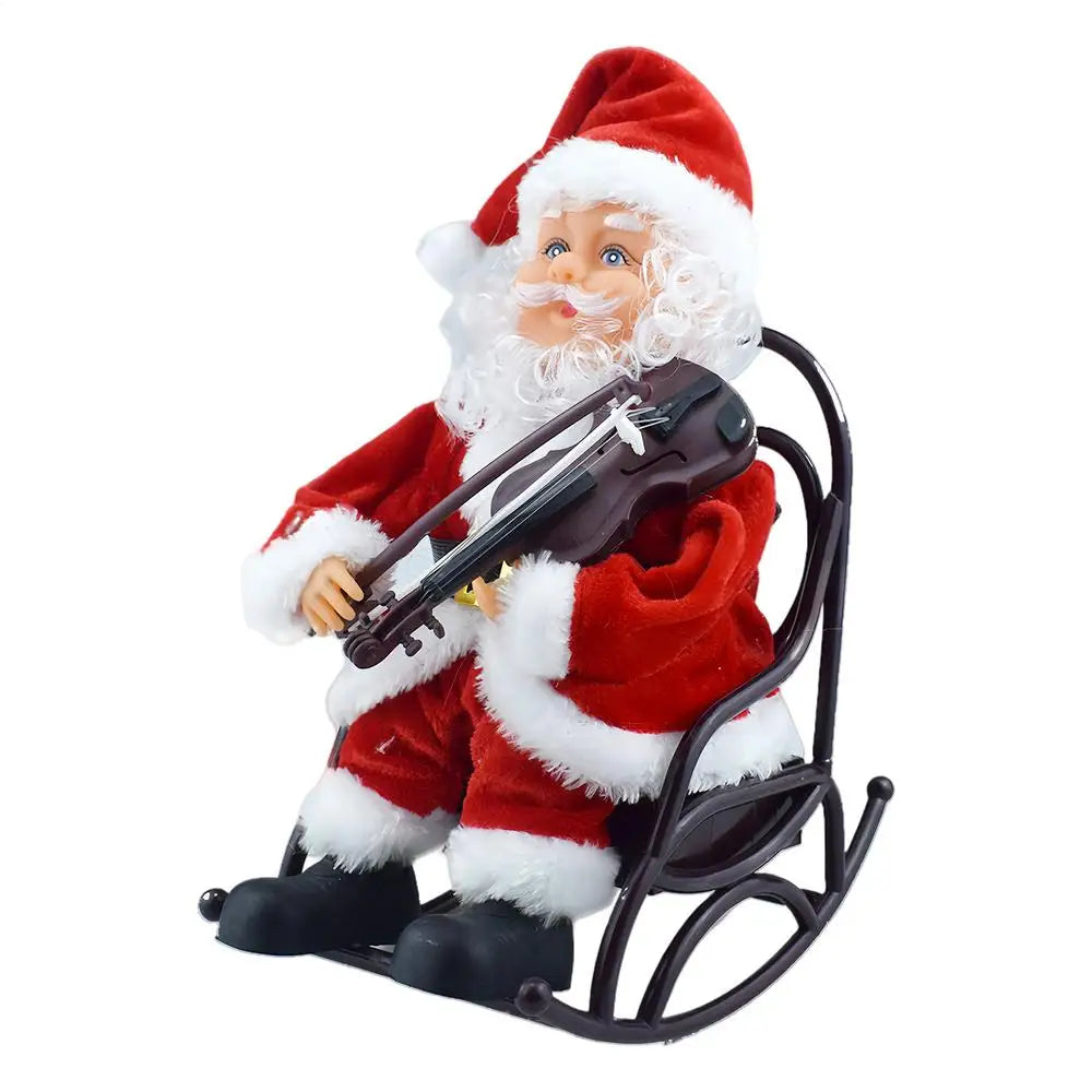 Trendbay Animated Santa Claus Violin Decoration