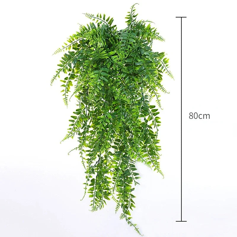 Trendbay 80cm Artificial Plant Vine Hanging Plastic Leaf Grass Garland