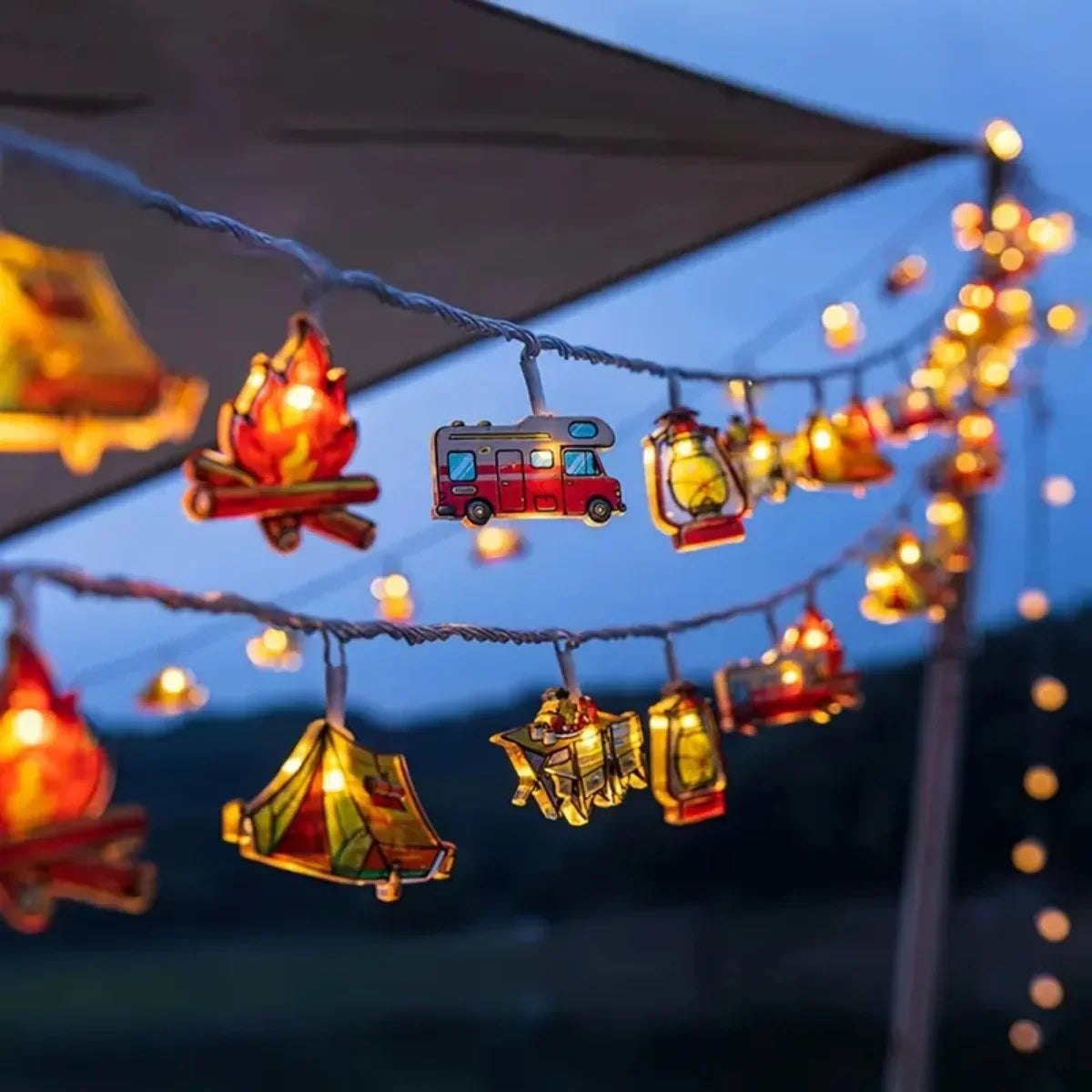 Trendbay 4.5M 30-LED Camping String Warm White Lights