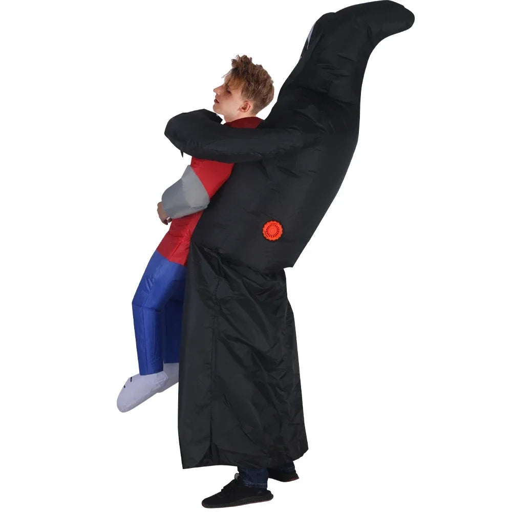 Trendbay Kids Inflatable Grim Reaper Carrying Person Costume