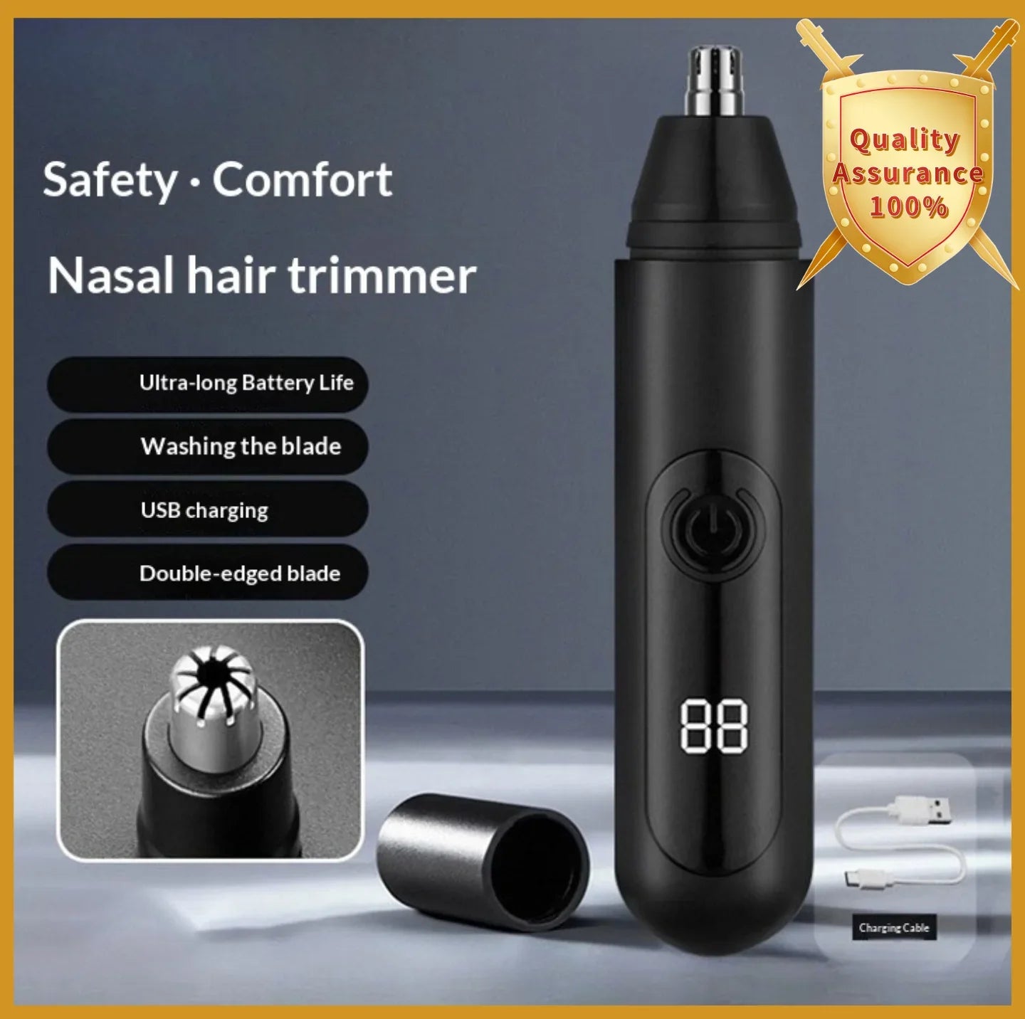 Trendbay Mini Electric Nose & Facial Hair Trimmer