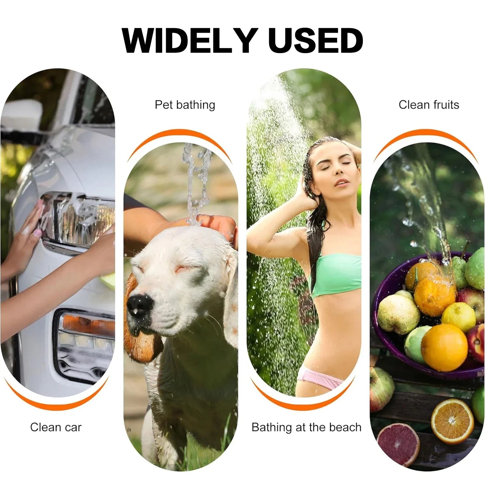 Trendbay Portable Rechargeable Outdoor Shower