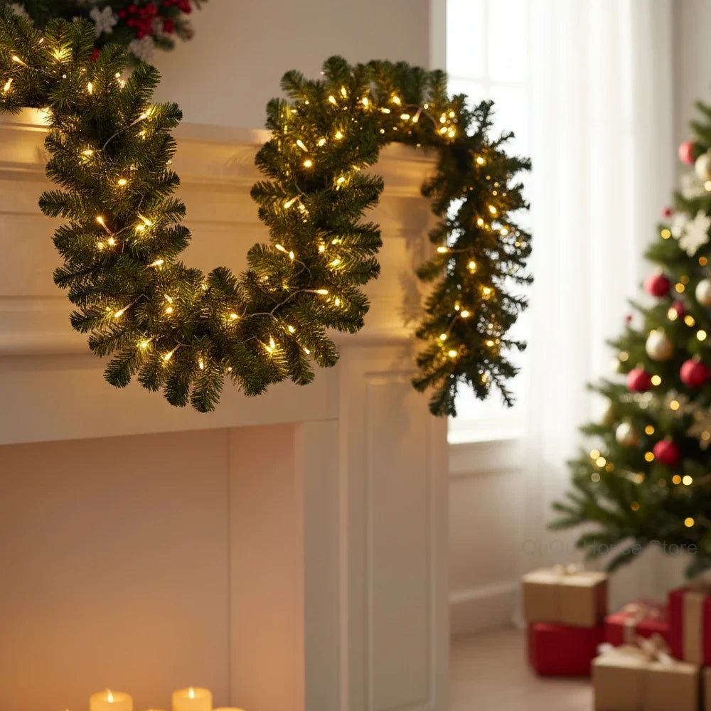 Trendbay 2.7M Christmas Garland with LED Lights