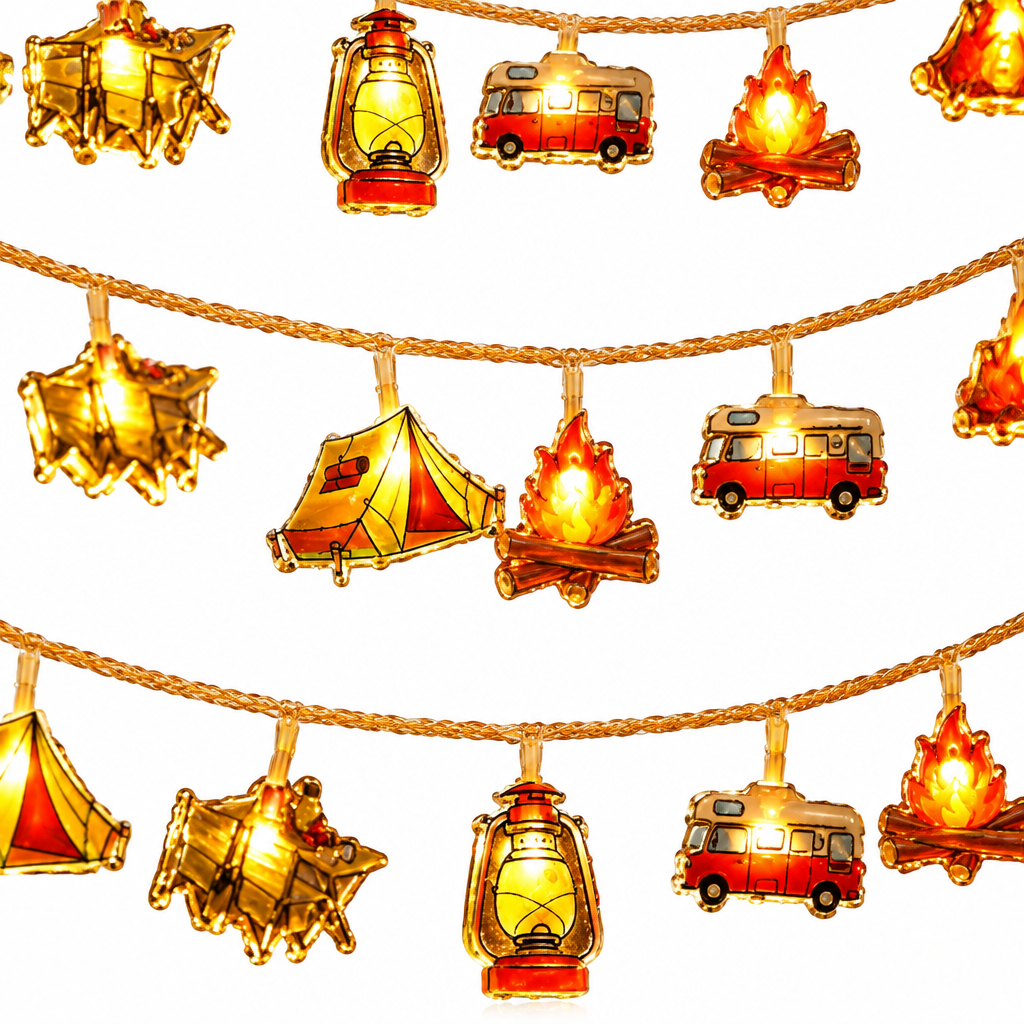 Trendbay 4.5M 30-LED Camping String Warm White Lights