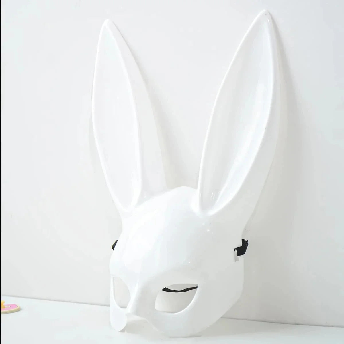 Trendbay White Rabbit Long-Ear Half Face Mask – Bunny Ear