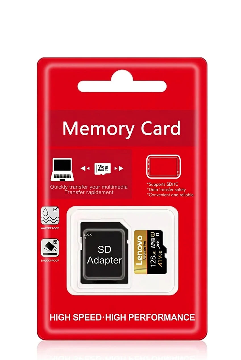 Trendbay 128GB MicroSD Memory Card with SD Adapter U3 V60