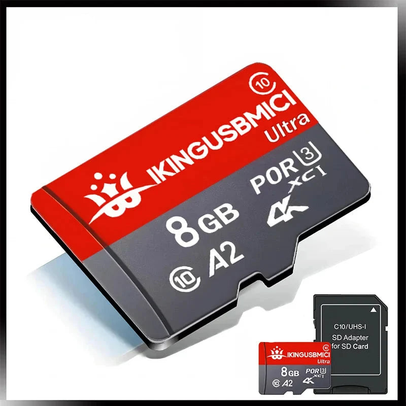 Trendbay EVO Plus 8GB MicroSD Memory Card – Compact TF Card with SD Adapter