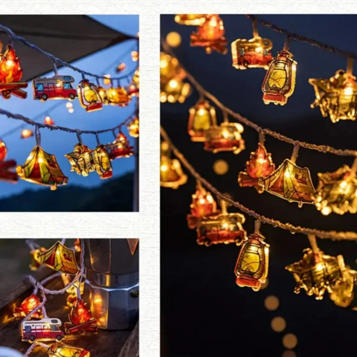 Trendbay 4.5M 30-LED Camping String Warm White Lights