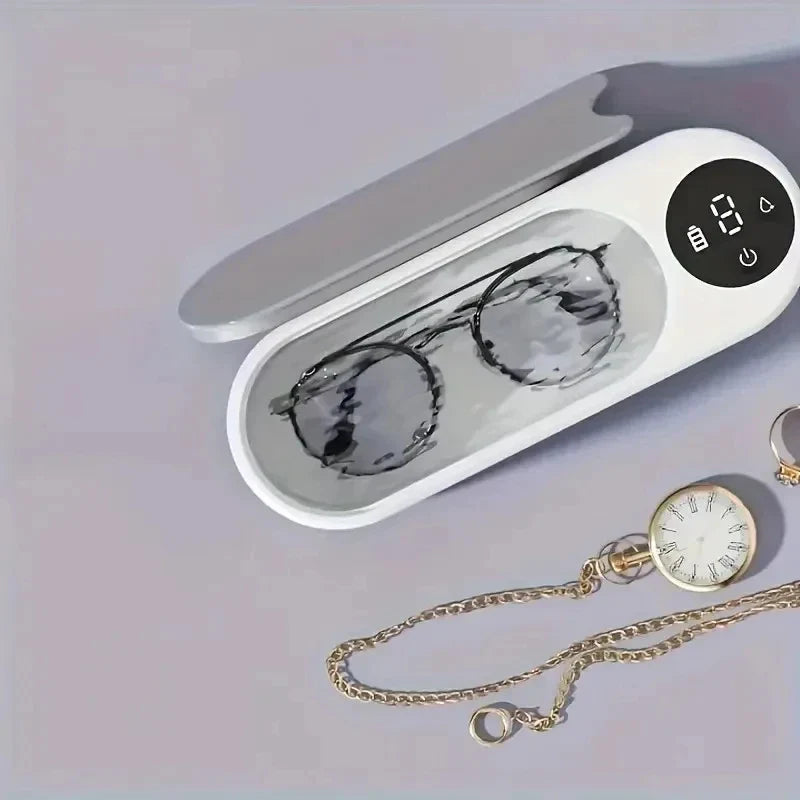 Trendbay Ultrasonic Glasses Cleaner – Wireless Multi-Purpose Eyewear Cleaning Machine