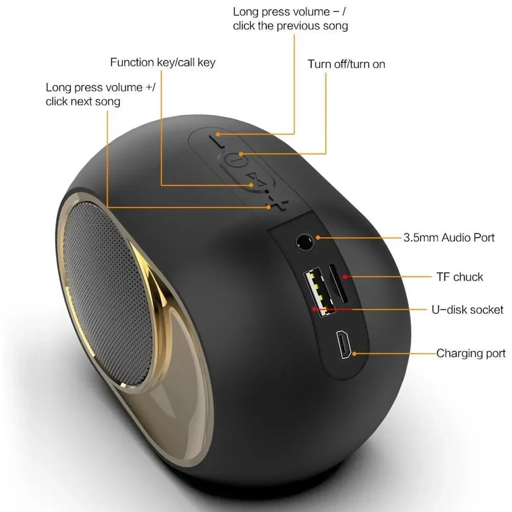 Trendbay Portable Bluetooth Speaker TWS Stereo Waterproof