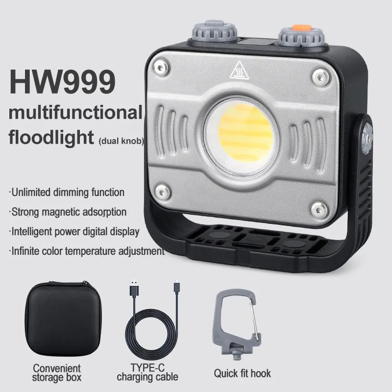 Trendbay 8000mAh Rechargeable LED COB Floodlight