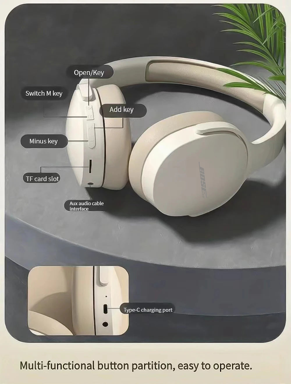 Trendbay Wireless Bluetooth 5.3 Earbuds with Mic & HiFi Stereo Sound