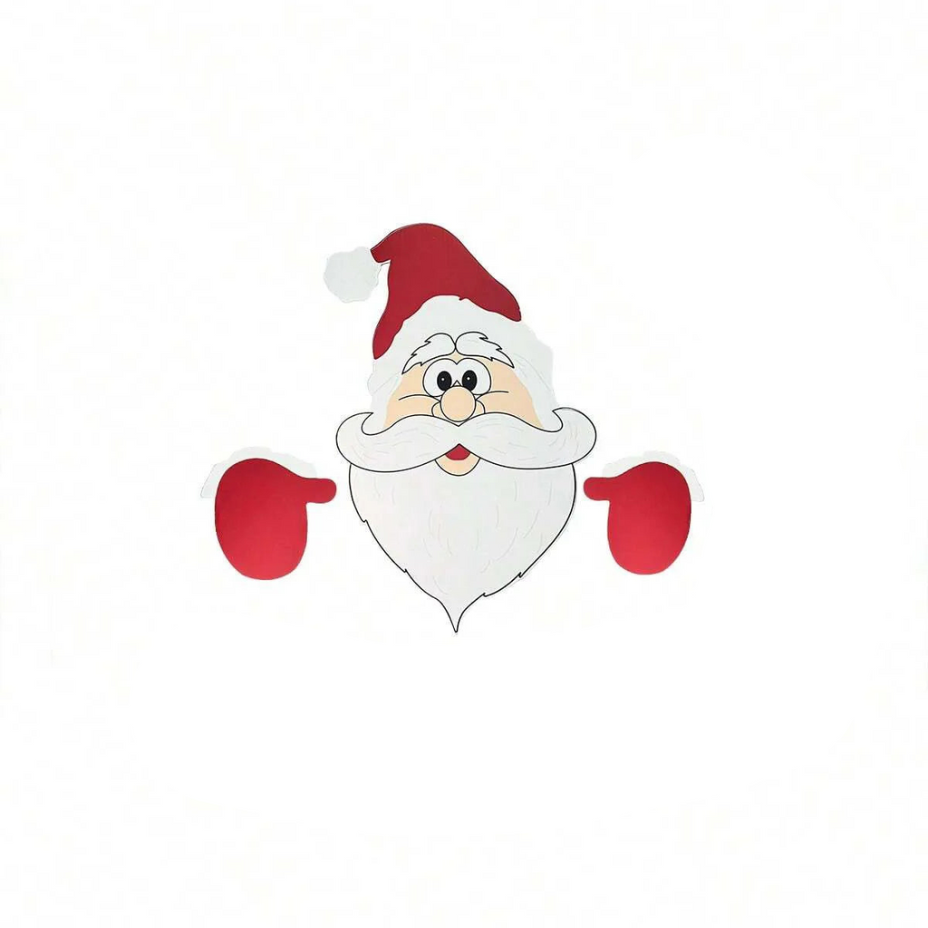 Trendbay Christmas Santa Claus Peeker Fence Ornament Yard Decor