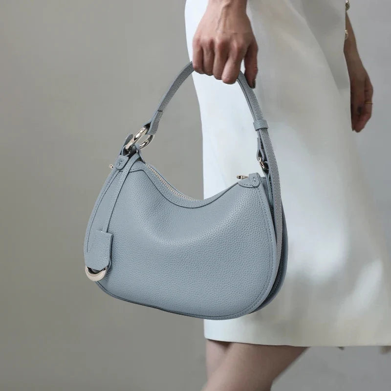 Trendbay Women's Genuine Leather Saddle Shoulder Bag