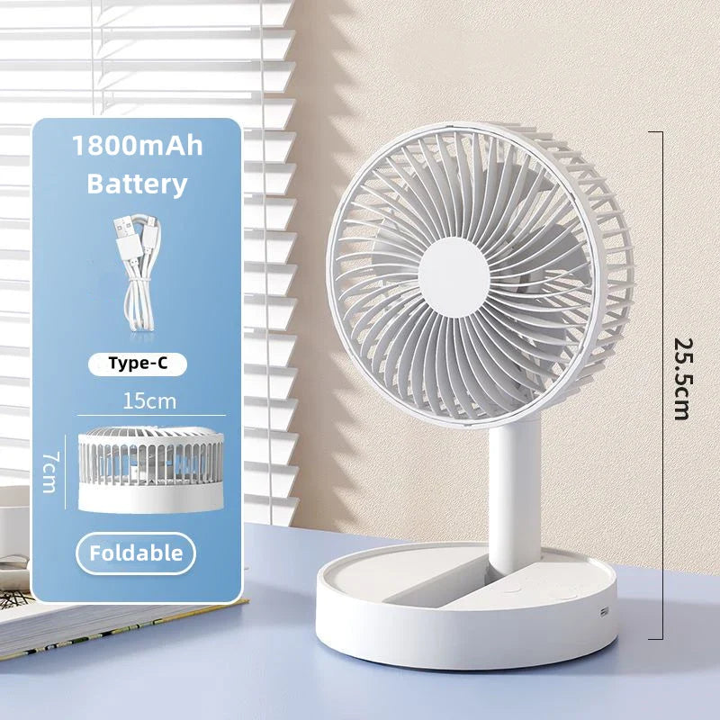 Trendbay USB Foldable Mini Fan Battery Operated