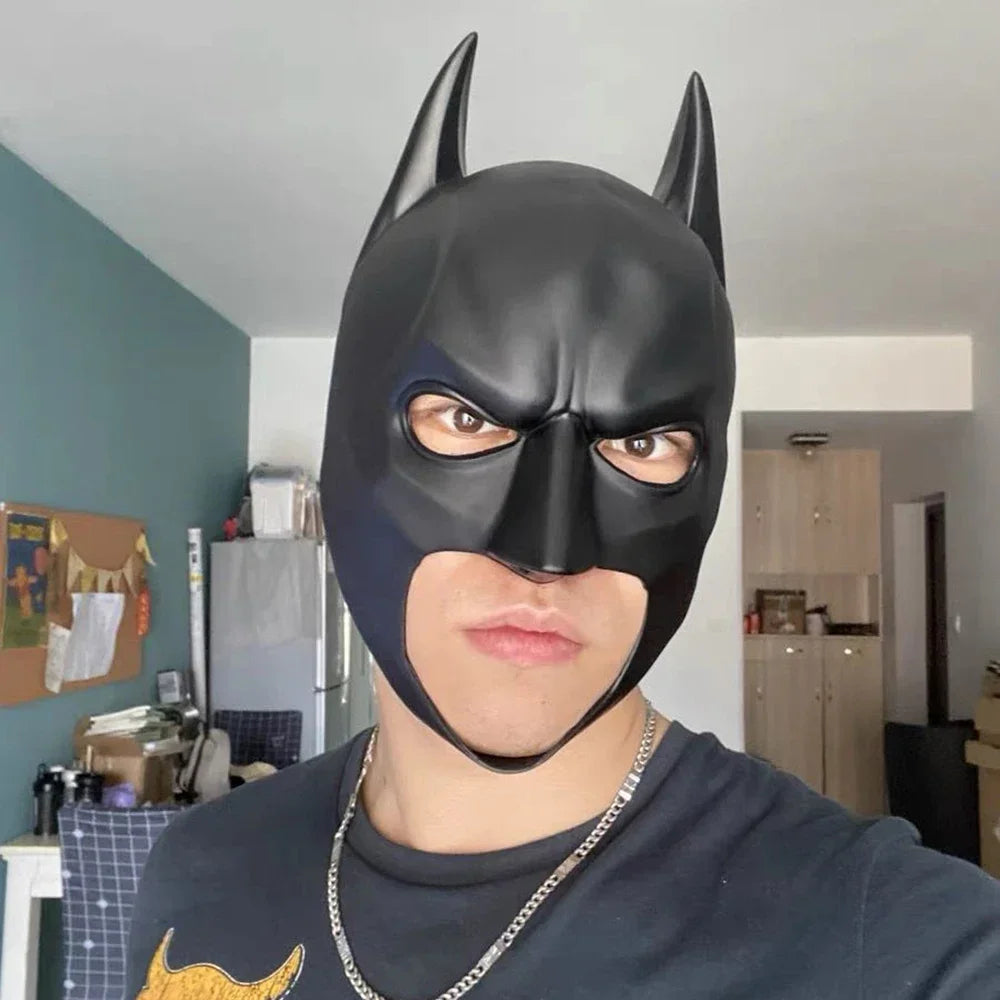 Trendbay Latex Bat Cosplay Mask for Adults