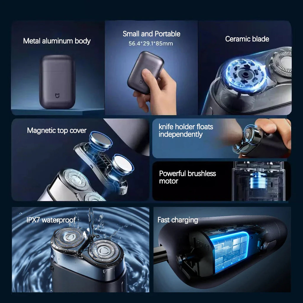 Trendbay S600 Portable Electric Shaver for Men