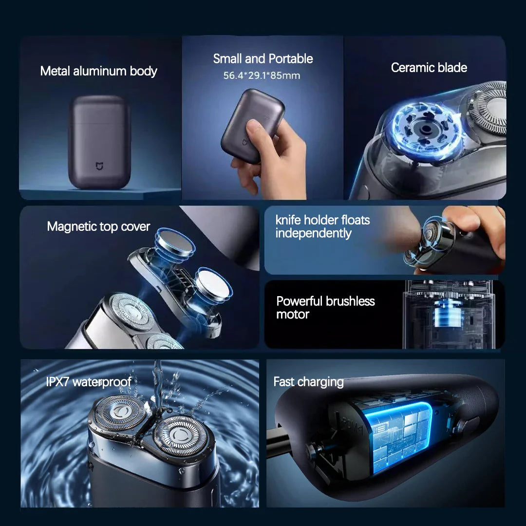 Trendbay S600 Portable Electric Shaver for Men