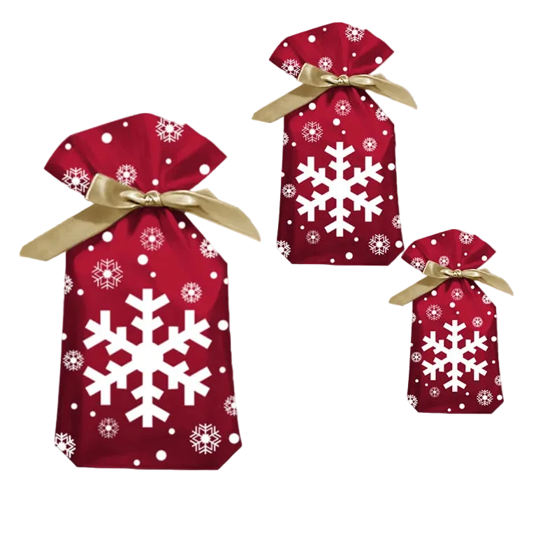 Trendbay Christmas Drawstring Gift Bag – Snowflake