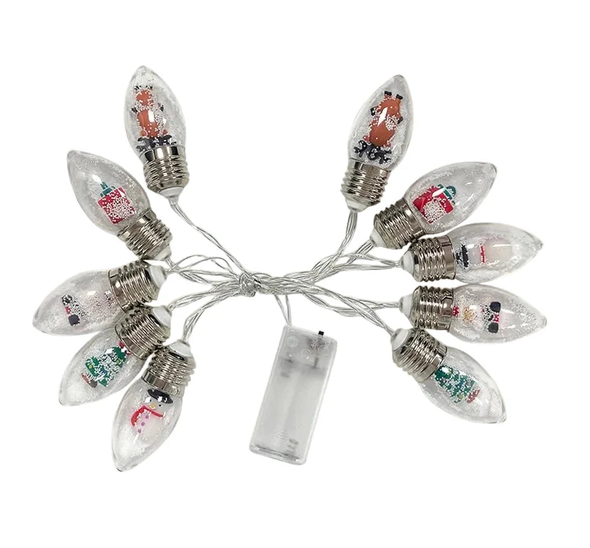 Trendbay 1.5M 10-LED Christmas Snowball String Lights