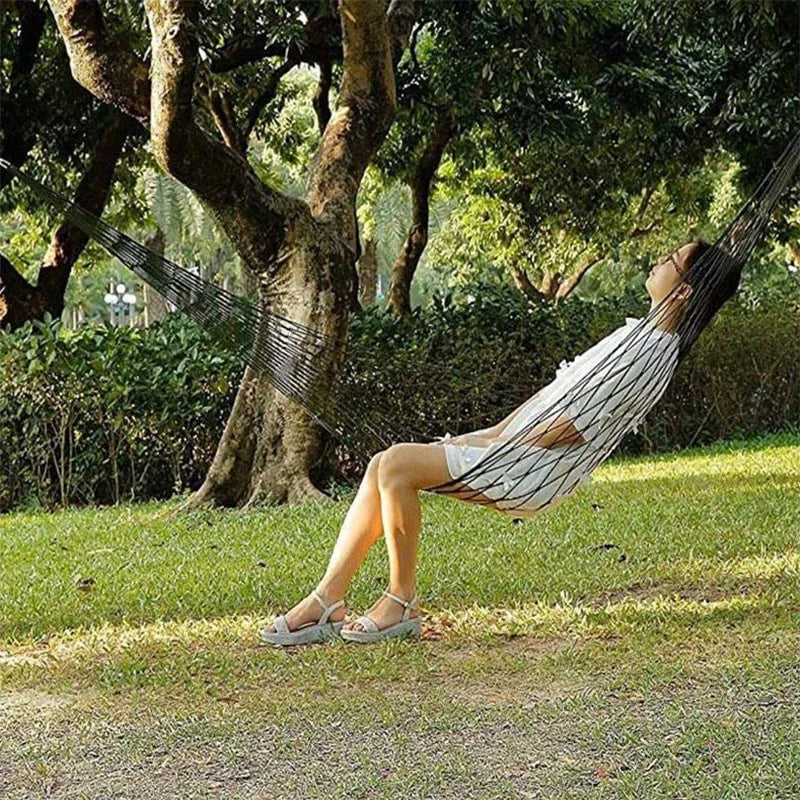 Trendbay Portable Nylon Rope Hammock for Outdoor Use