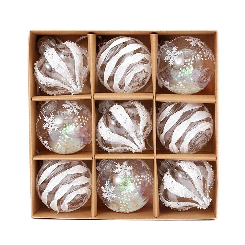 Trendbay 9PCS Christmas Ball Ornament Set
