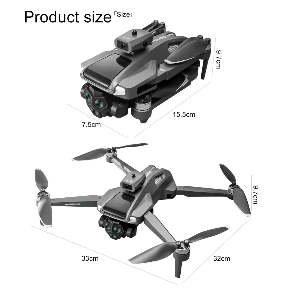 Trendbay HD Folding RC Drone with Screen Remote