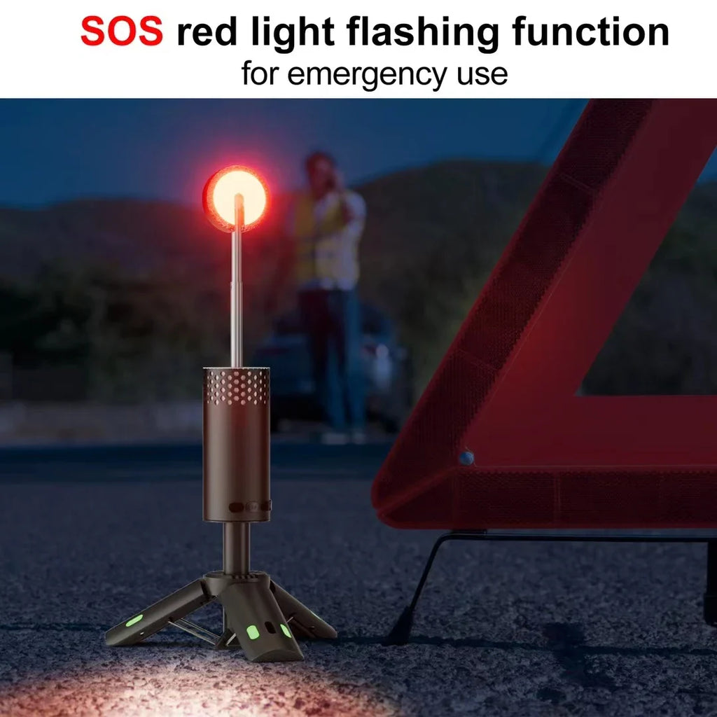 Trendbay 10000mAh Telescopic Camping Light with Magnetic Tripod