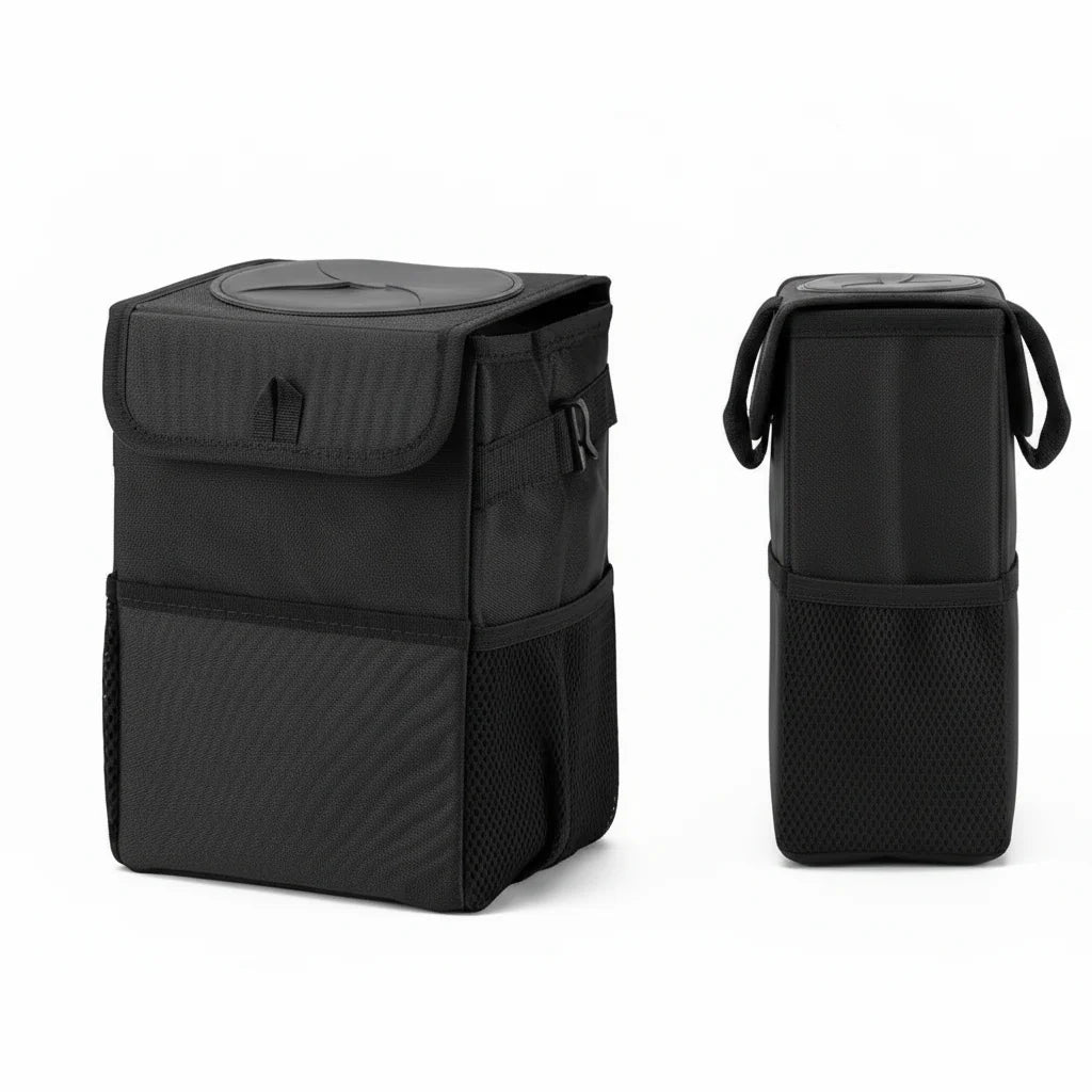 Trendbay Collapsible Car Trash Can with Lid